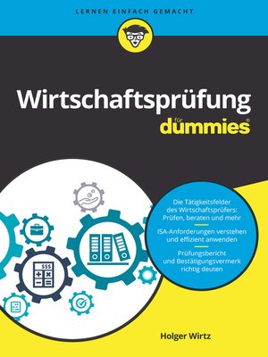cover image of Wirtschaftspr&uuml;fung f&uuml;r Dummies